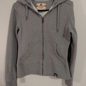 American Giant Women's Classic Gray Zip-Up Hoodie